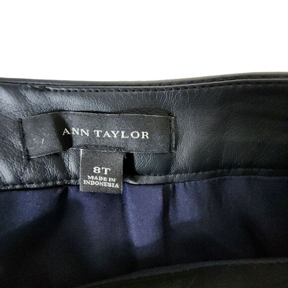 Ann Taylor Blue Tweed A Line skirt - Picture 6 of 9